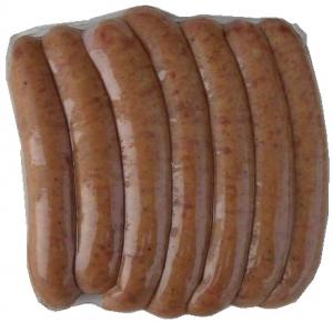 Вакуумная упаковка Баварских колбасок в вакуумные термоусадочные пакеты